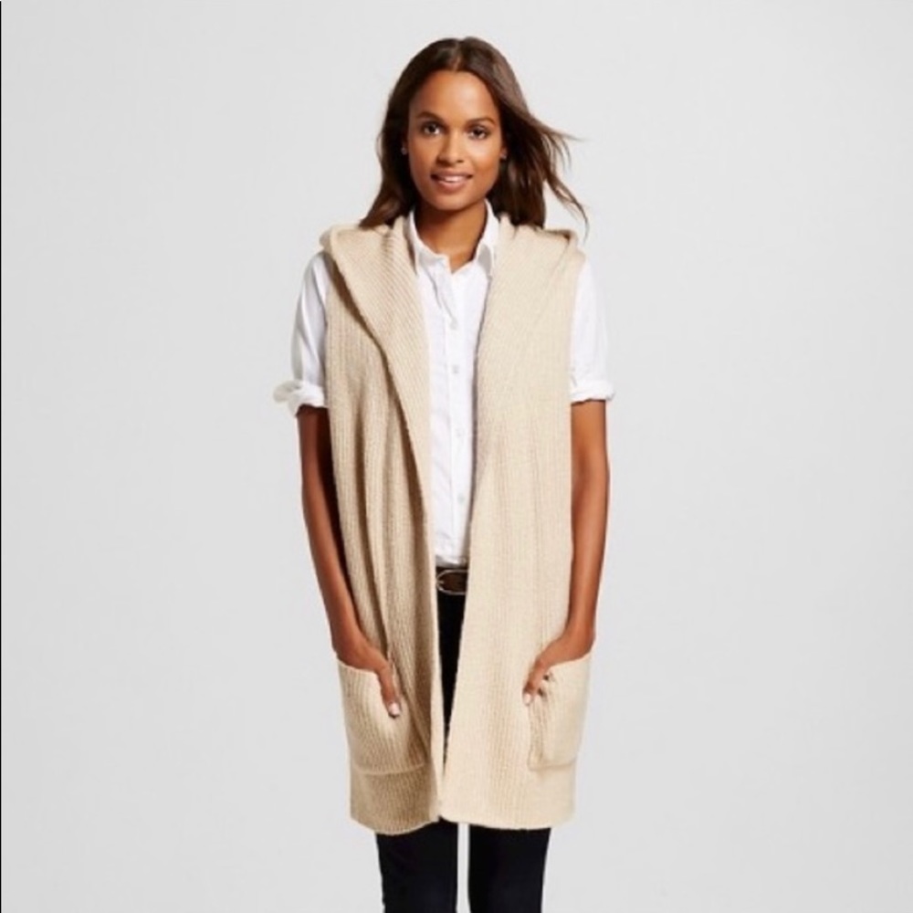 Merona Sleeveless hooded sweater